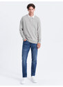 Ombre Clothing Pánské džínové kalhoty SLIM FIT - modré V3 OM-PADP-0110