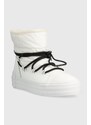 Sněhule Calvin Klein Jeans BOLD VULC FLATF SNOW BOOT WN bílá barva, YW0YW01181