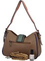 Dámská crossbody kabelka khaki - MaxFly Lylah Khaki