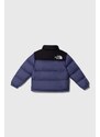 Dětská péřová bunda The North Face 1996 RETRO NUPTSE JACKET modrá barva