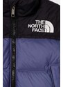 Dětská péřová bunda The North Face 1996 RETRO NUPTSE JACKET modrá barva