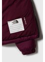 Dětská péřová bunda The North Face 1996 RETRO NUPTSE JACKET fialová barva