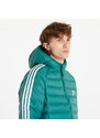 adidas Originals Pánská zimní bunda adidas Pad Hooded Puffer Jacket Collegiate Green/ White