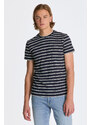 TRIČKO GANT STRIPED SS T-SHIRT bílá XS