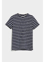 TRIČKO GANT STRIPED SS T-SHIRT bílá XS