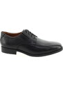 CLARKS Pánské kožené černé polobotky 26110310-BLACK-247