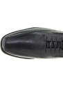 CLARKS Pánské kožené černé polobotky 26110310-BLACK-247