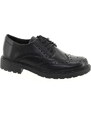 CLARKS Dámské kožené černé polobotky 26163621-BLACK-245