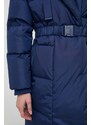 Péřová bunda MAX&Co. dámská, tmavomodrá barva, zimní
