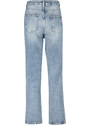 Trendyol Tmavě modré rovné džíny s vysokým pasem