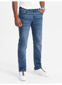 Ombre Clothing Pánské džínové kalhoty STRAIGHT LEG - modré V3 OM-PADP-0133