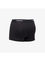 Boxerky Calvin Klein 96 Cotton Trunk 3-Pack Black/ Grey Heather/ Warped Logo Print Black