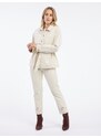 Orsay Béžová dámská vzorovaná džínová bunda - Dámské