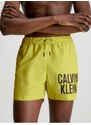 Žluté pánské plavky Calvin Klein Underwear Intense Power-Medium Dra - Pánské