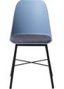 Modrá plastová jídelní židle Unique Furniture Whistler