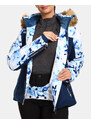 Dámská lyžařská bunda s integrovaným vytápěním Kilpi LENA-W tmavě modrá