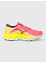 Běžecké boty Mizuno Wave Sky 7 růžová barva, J1GD2302