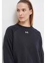 Mikina Under Armour dámská, černá barva, hladká, 1379508