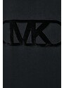 Bavlněná mikina Michael Kors pánská, černá barva, s aplikací