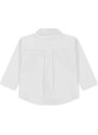 Dětská bavlněná košile Konges Sløjd bílá barva