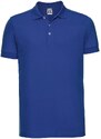 RUSSELL Men's T-shirt Stretch Polo R566M 95% smooth cotton ring-spun 5% Lycra 205g/210g