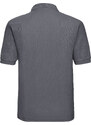 Men's Polycotton Polo Russell Dark Grey T-Shirt