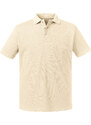 Beige Men's Polo Shirt Pure Organic Russell