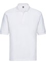 Men's White Polycotton Polo Shirt Russell