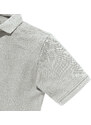 Light Grey Men's Polo Shirt Pure Organic Russell