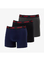 Boxerky Hugo Boss Logo-Waistband Boxer Briefs 3-Pack Dark Grey/ Navy/ Black