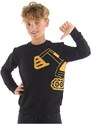 Denokids Scoop Boys Black Sweatshirt