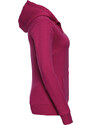 Pink women's hoodie with Authentic Russell zipper