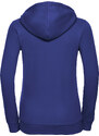 Blue women's hoodie with Authentic Russell zipper