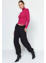 Trendyol Pink Premium Soft Fabric Rolák Vypasovaný/flexibilní pletený Halenka