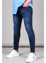 Madmext Blue Slim Fit Men's Jeans 6339