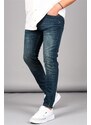 Madmext Blue Full Fit Men's Jeans 6337