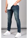 Madmext Blue Full Fit Men's Jeans 6337