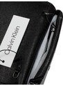 Calvin Klein dámská kabelka clutch s řetízkem stříbrná