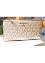 Michael Kors peněženka Jet Set Charm Long Wallet Signature Logo Boxed Pale Gold