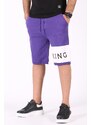 Madmext Printed Daily Purple Shorts 2911