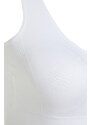 Trendyol White Seamless/Seamless Support/Shaping Knitted Sports Bra