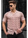 Madmext Pink Men's Shirt 4944