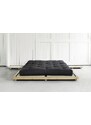 Extra tvrdá černá futonová matrace Karup Design Traditional 160 x 200 cm, tl. 13 cm