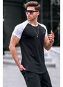 Madmext Black Basic Men's T-Shirt 4523