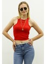 Madmext Mad Girls Red Crop Top MG361