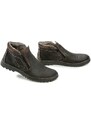 Wawel PA360 černo hnědé pánské nadměrné zimní boty