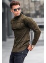 Madmext Khaki Turtleneck Knitwear Sweater 5784