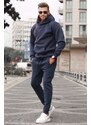 Madmext Navy Blue Men's Tracksuit Set 5634