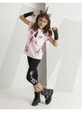 mshb&g Rocker Unicorn Girls T-shirt Capri Shorts Set