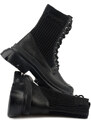 KOTNÍKOVÁ OBUV KARL LAGERFELD KC HI LACE MIX BOOT